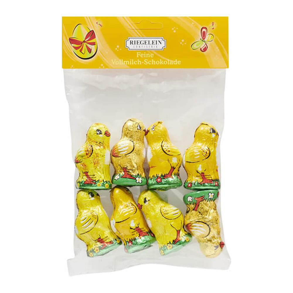 Riegelein Confiserie Fairtrade Milk Chocolate Easter Chicks in Bag 100g